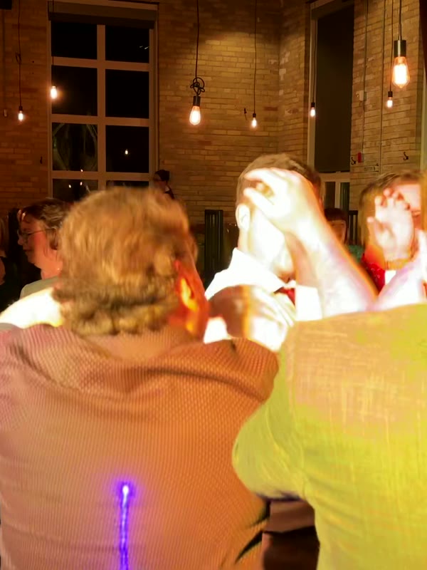 A full dance floor at a Winnipeg wedding reception
